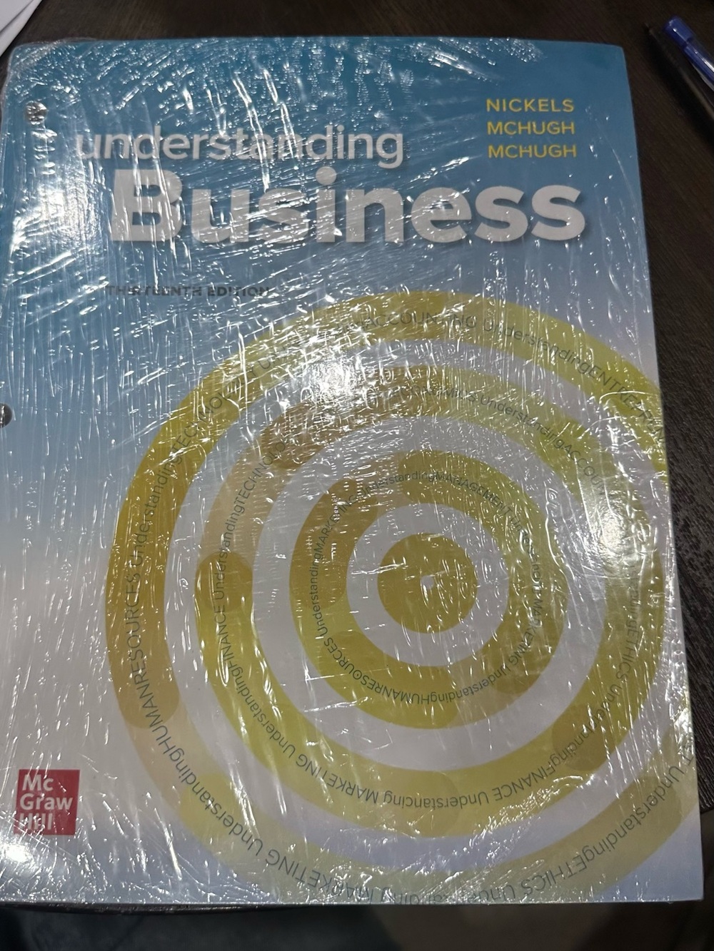Understanding Business Textbook – Blue and Yellow